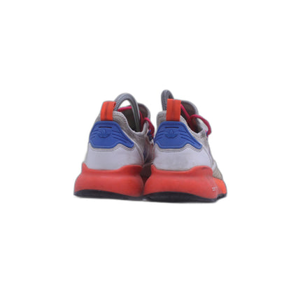 Adidas ZX 2K Boost J White Solar Red Kid's Athletic Shoe