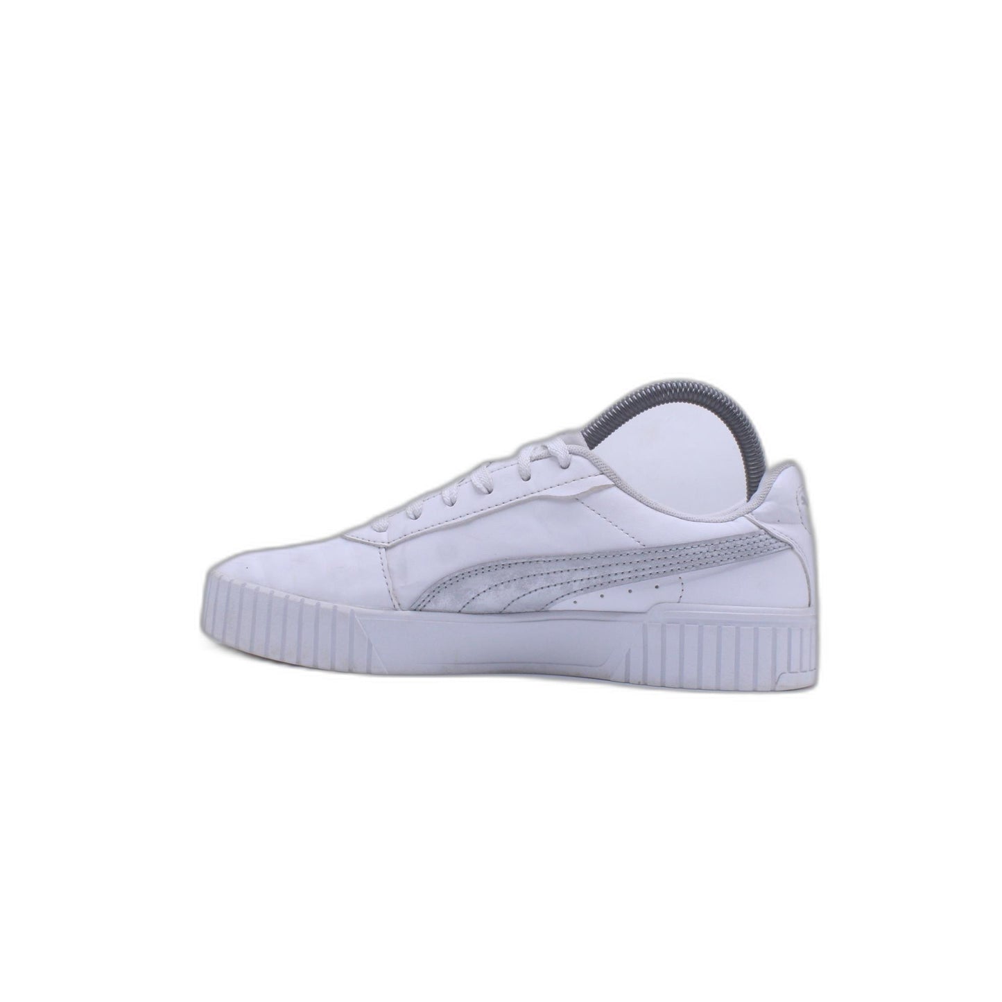 Puma Women’s Carina Mid White Leather Sneaker