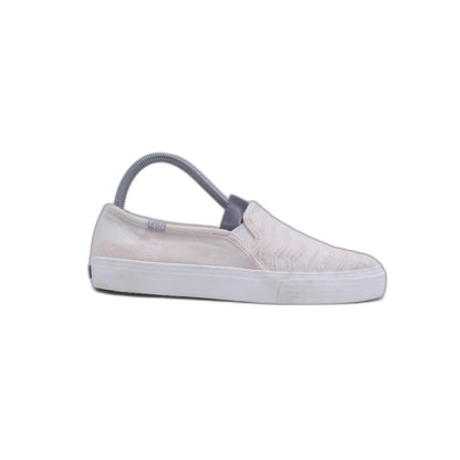 KEDS Double Decker Slip On Ribbed Wave Cream Shoe