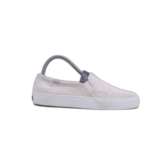 KEDS Double Decker Slip On Ribbed Wave Cream Shoe