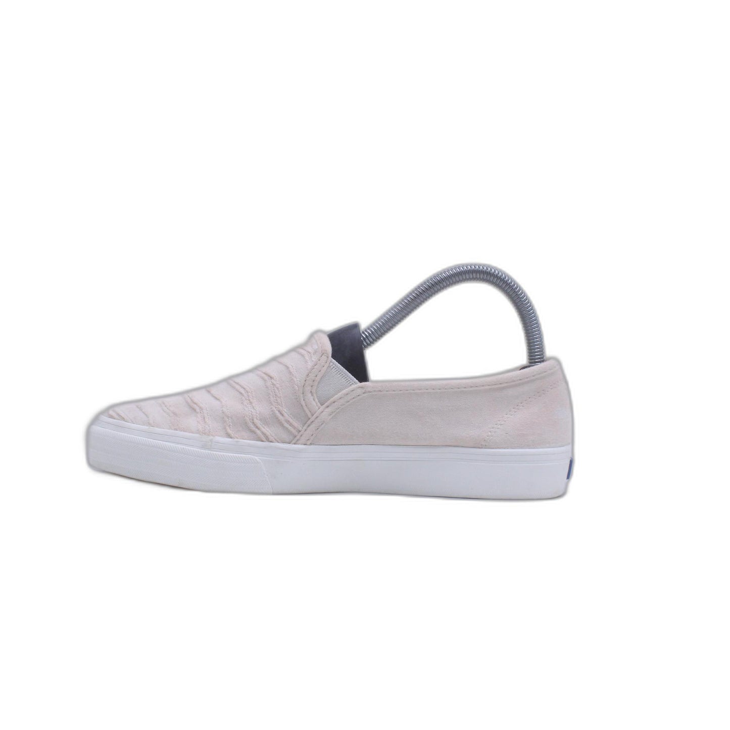 KEDS Double Decker Slip On Ribbed Wave Cream Shoe