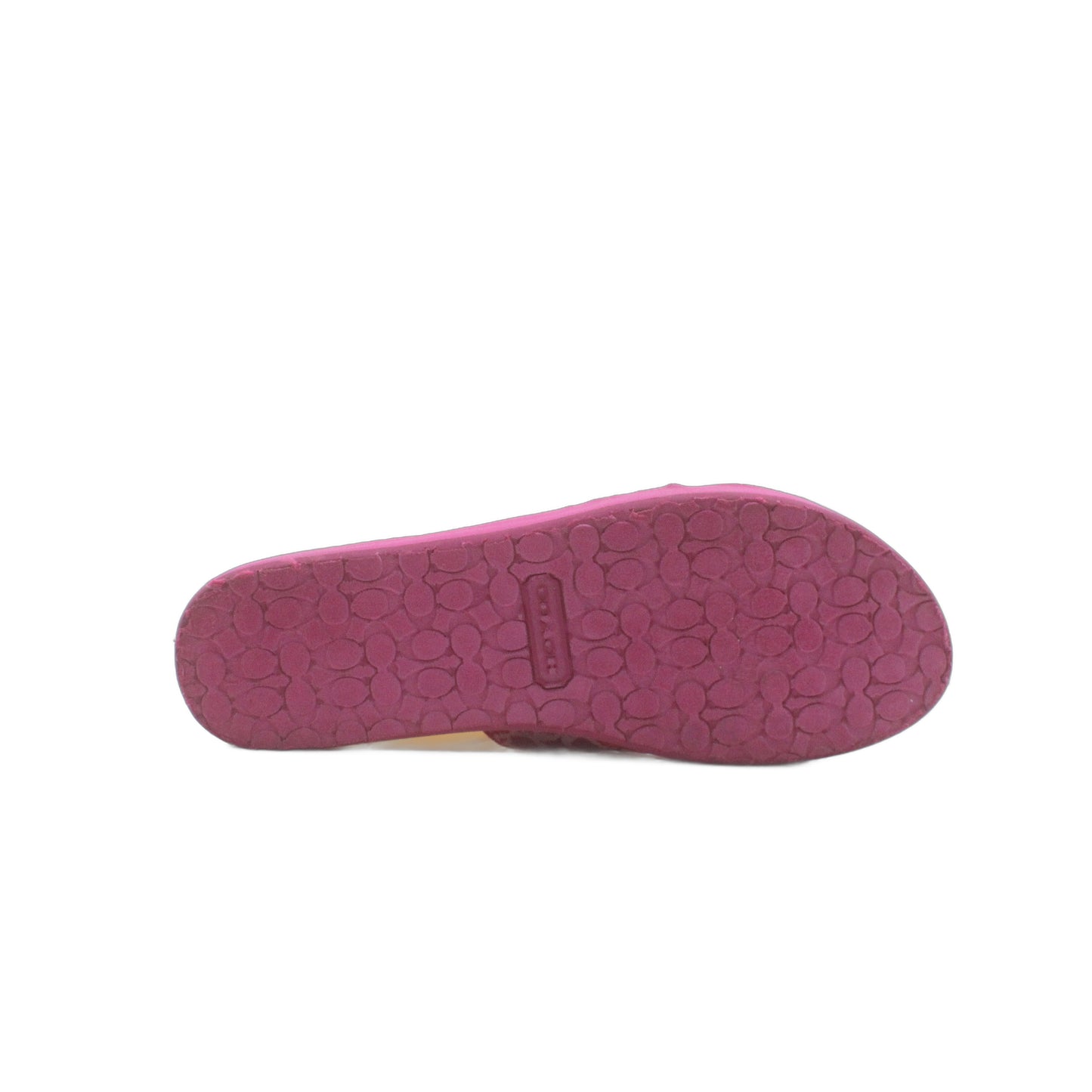 Coach Jessalyn Barbie Fuchsia Pink Flip Flop Thong Flat Slide