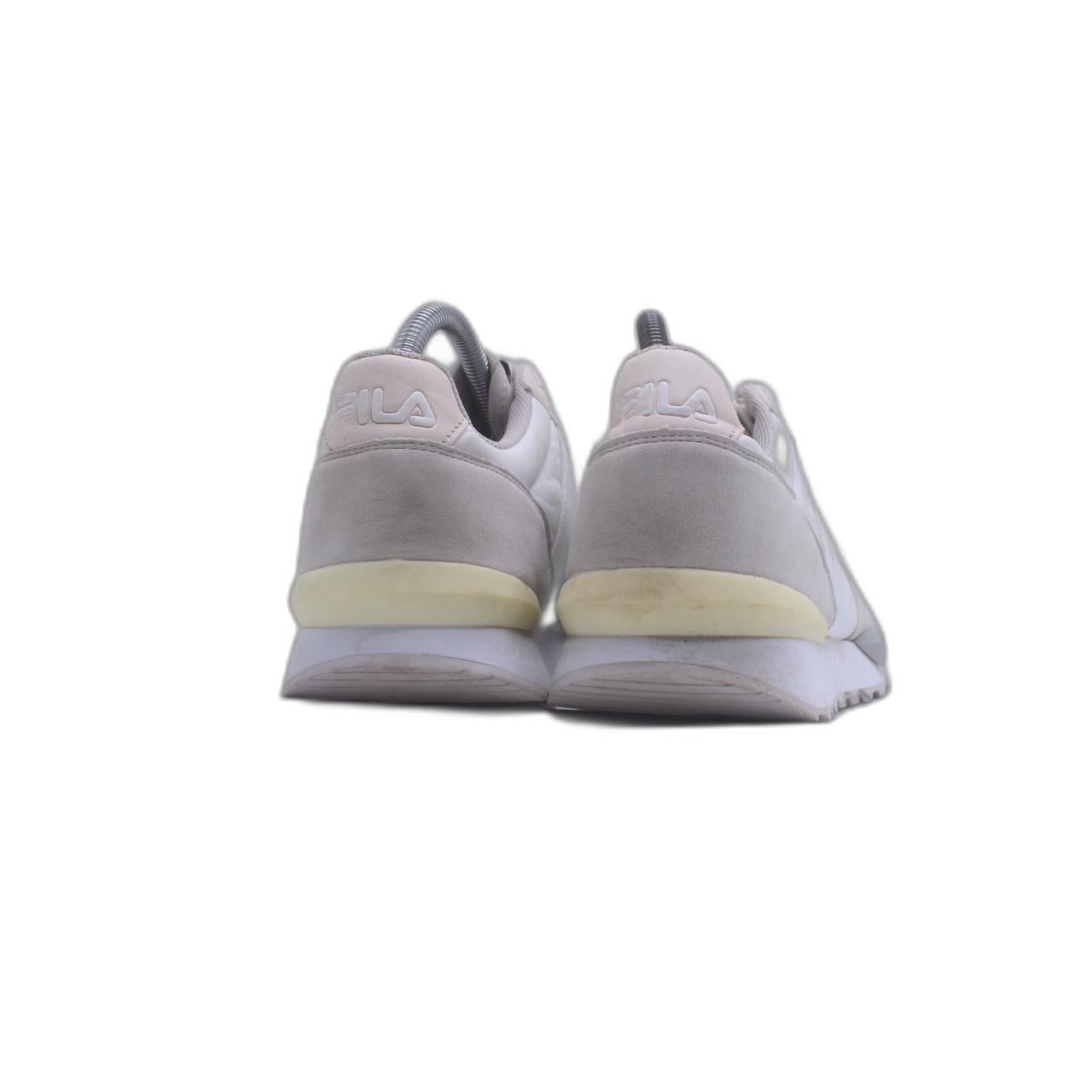 Fila Orbit Low White Patent Leather Sneaker