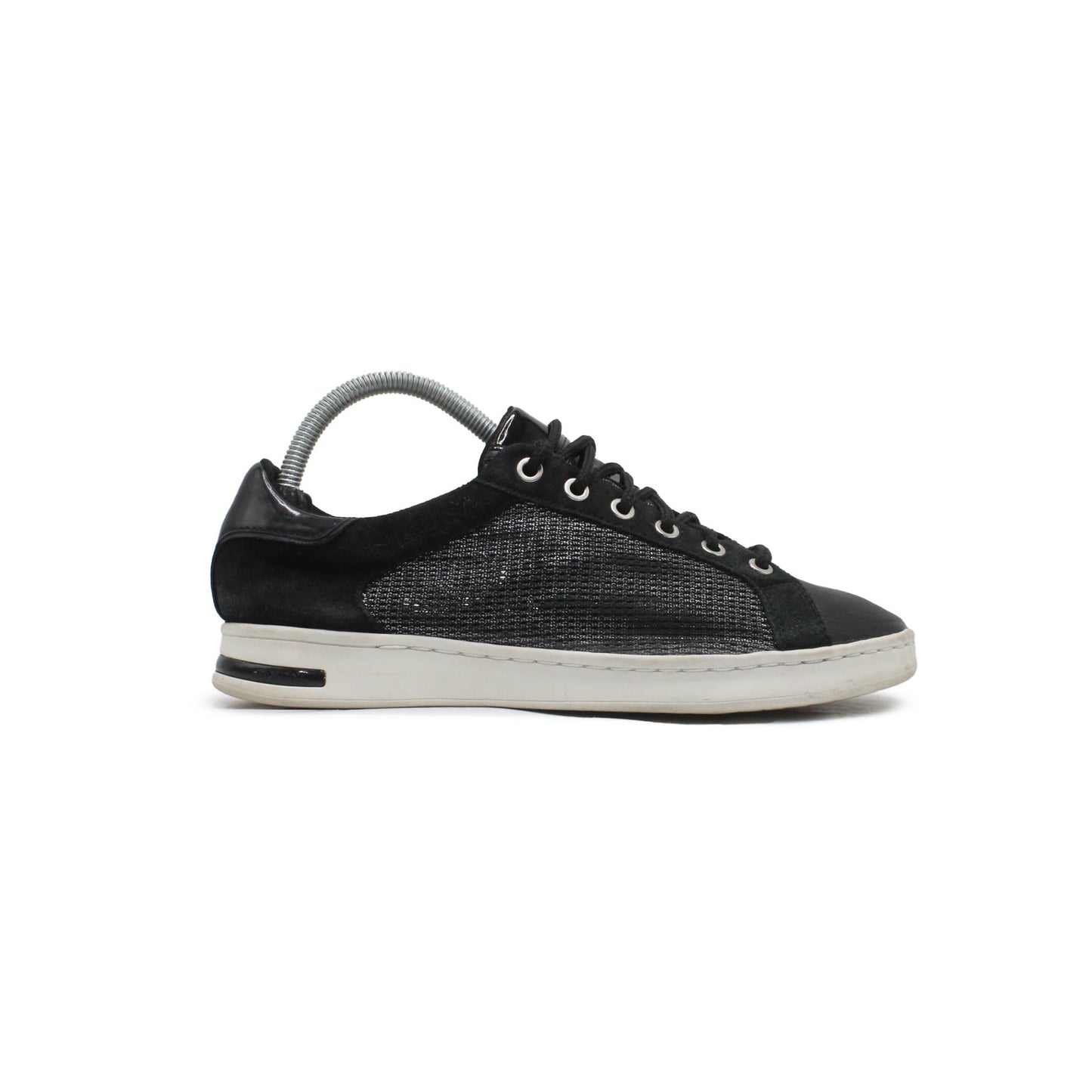 GEOX BLACK CASUAL SHOE