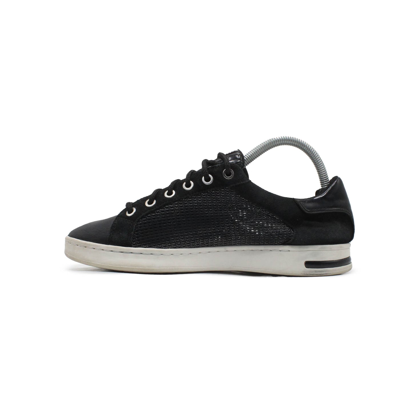 GEOX BLACK CASUAL SHOE