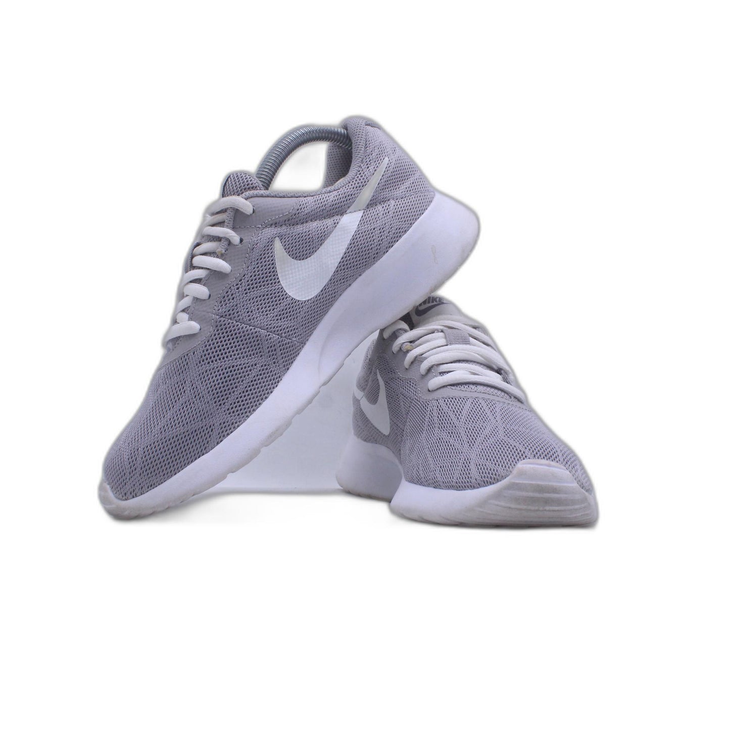 Nike Tanjun Gray White Athletic Comfort Running Shoes