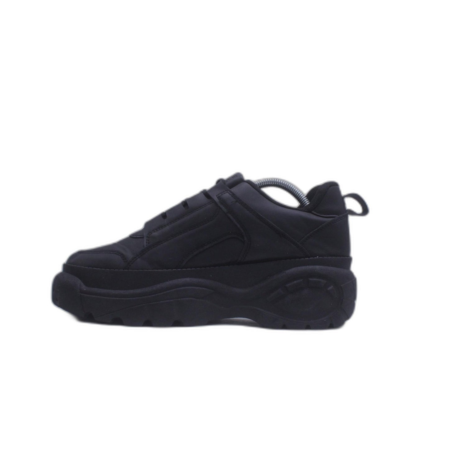 House Brand Black Leather Sneaker