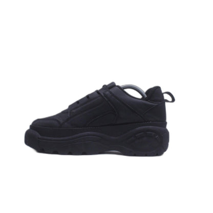House Brand Black Leather Sneaker