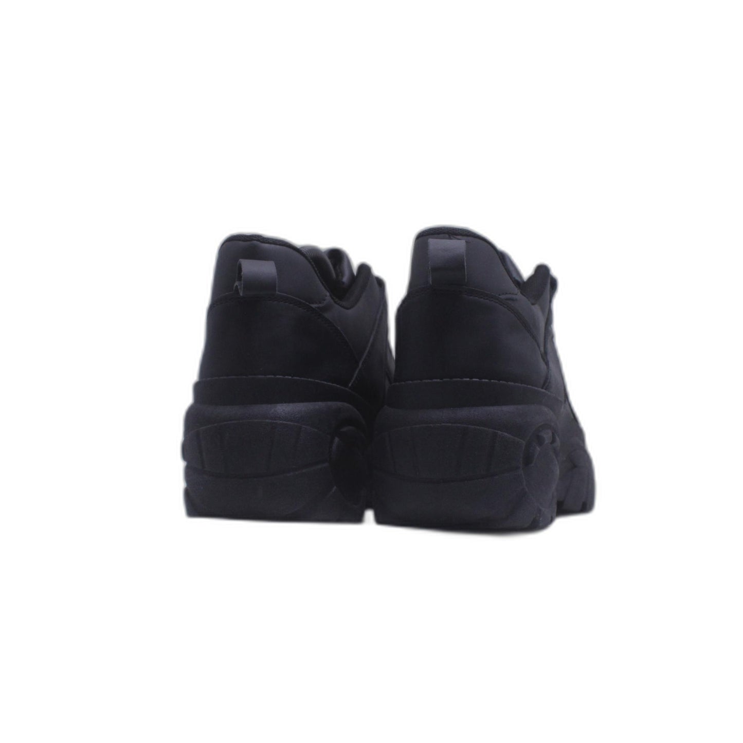 House Brand Black Leather Sneaker