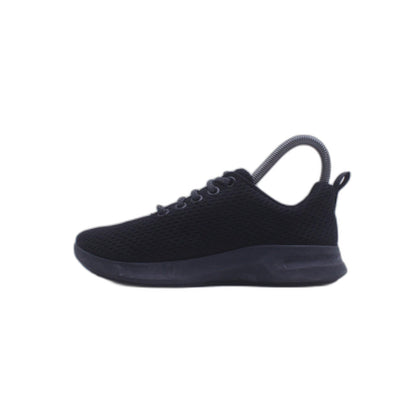 Athletic Work Memory Foam Black Shoe