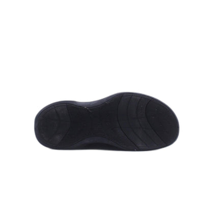 Athletic Work Memory Foam Black Shoe