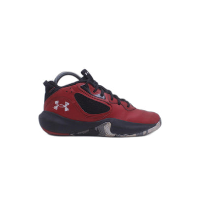 Under Armour Men's Lockdown 6 Red Black Basketball Shoe