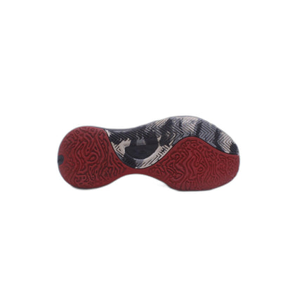 Under Armour Men's Lockdown 6 Red Black Basketball Shoe