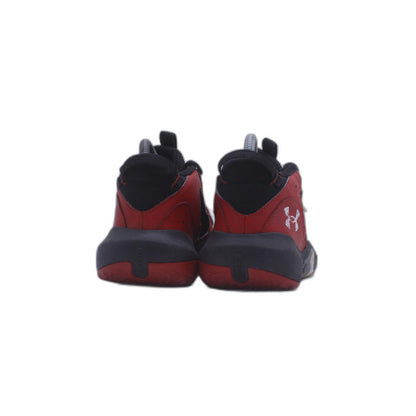 Under Armour Men's Lockdown 6 Red Black Basketball Shoe
