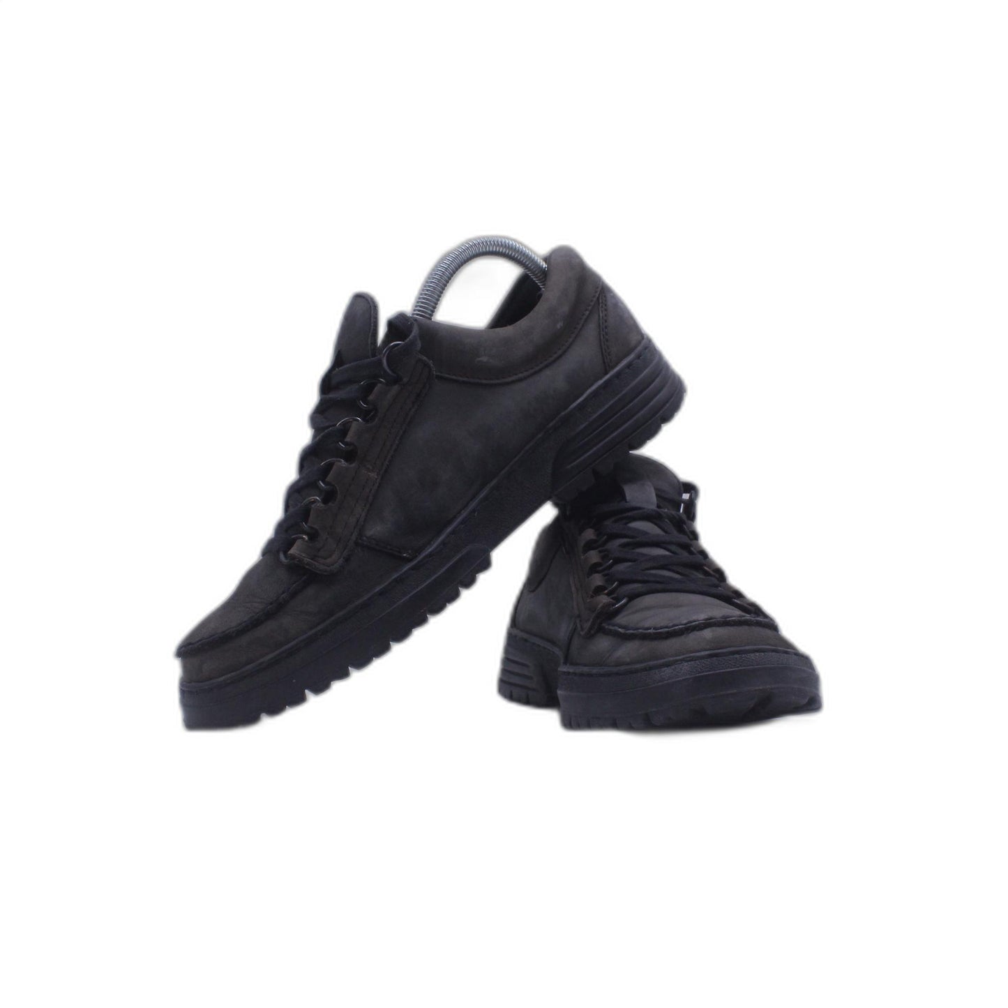 Memphisto Men's Black Leather Derby Oxfords Shoe