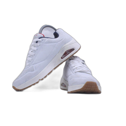 Skechers Womens Shimmer Away White Fashion Sneaker