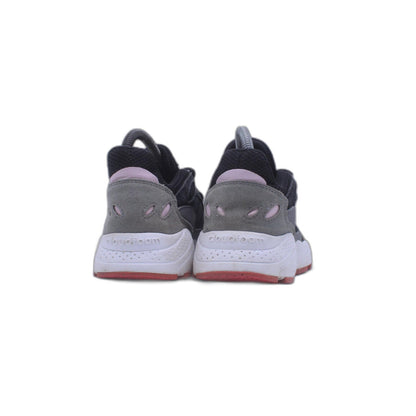 Adidas Womens Chaos EF1060 Low Top Black Grey Real Pink Sneaker