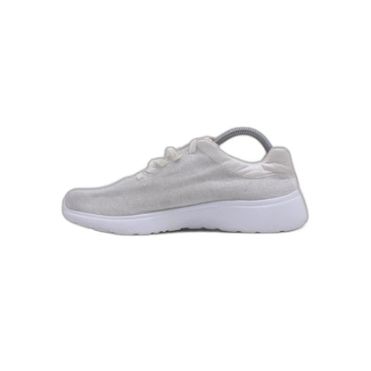 Skechers Go Walk Trainers White Model 15613 Soga Max Lace Up Shoe