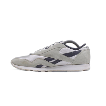 Reebok Classic Nylon White Grey Chalk Men Unisex Casual Lifestyle Shoe