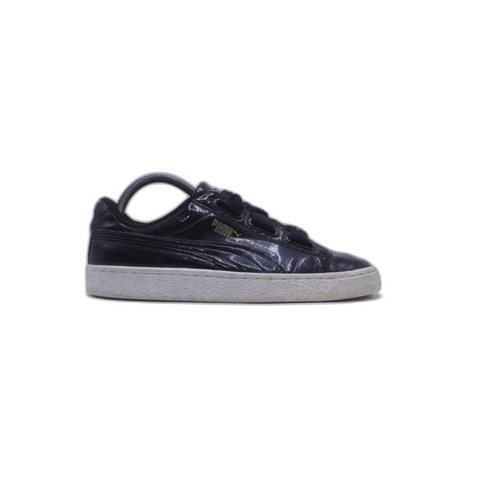 PUMA Basket Heart Patent Black W Sneaker