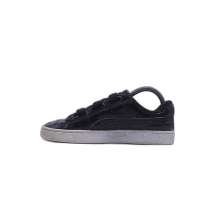 PUMA Basket Heart Patent Black W Sneaker