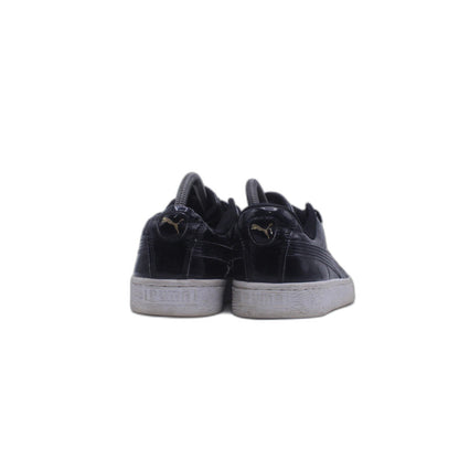 PUMA Basket Heart Patent Black W Sneaker