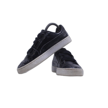 PUMA Basket Heart Patent Black W Sneaker