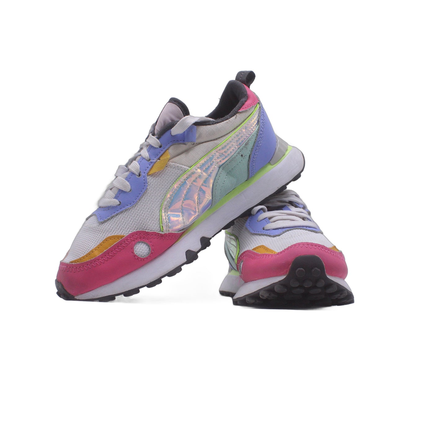 PUMA Rider Fv Lace Up  Youth Boys Grey, Multi Sneaker