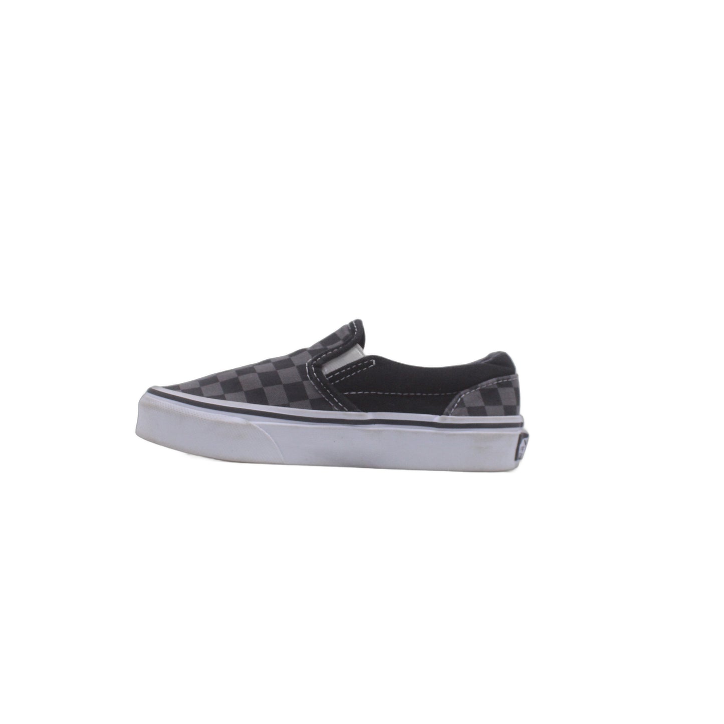 VANS Checkerboard Slip On Black Gray Shoe