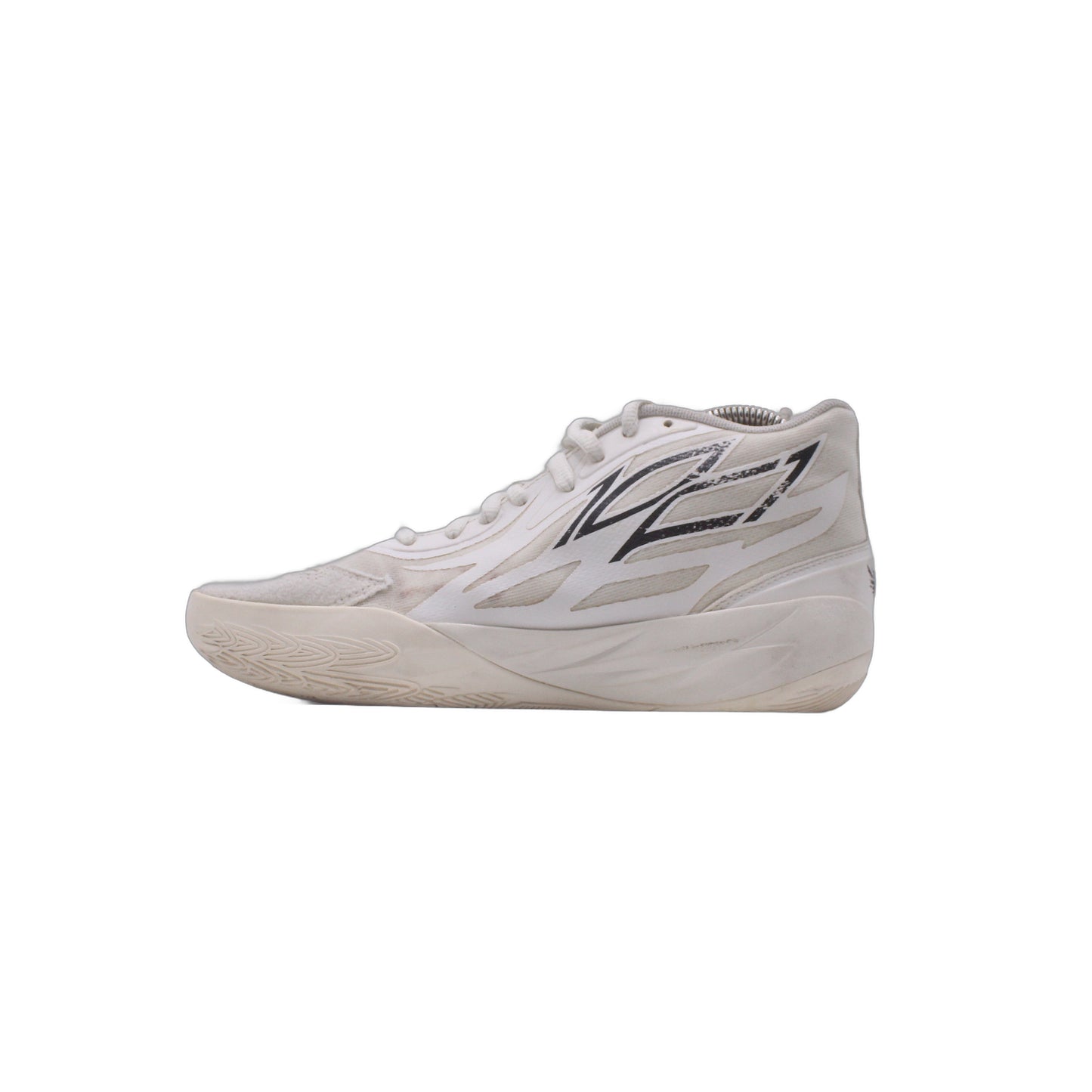 Puma MB.02 Frosted Ivory Black Mid Lamelo Melo Ball Shoe