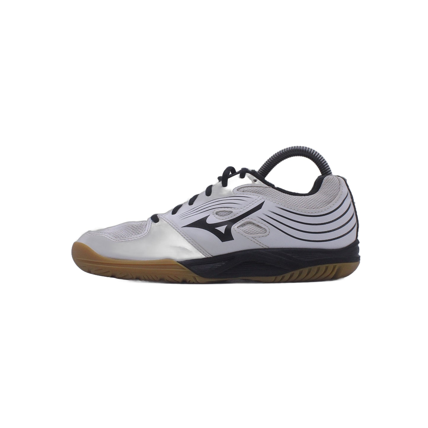 Mizuno Cyclone Speed 3 Black White Lace Up Volleyball Shoe