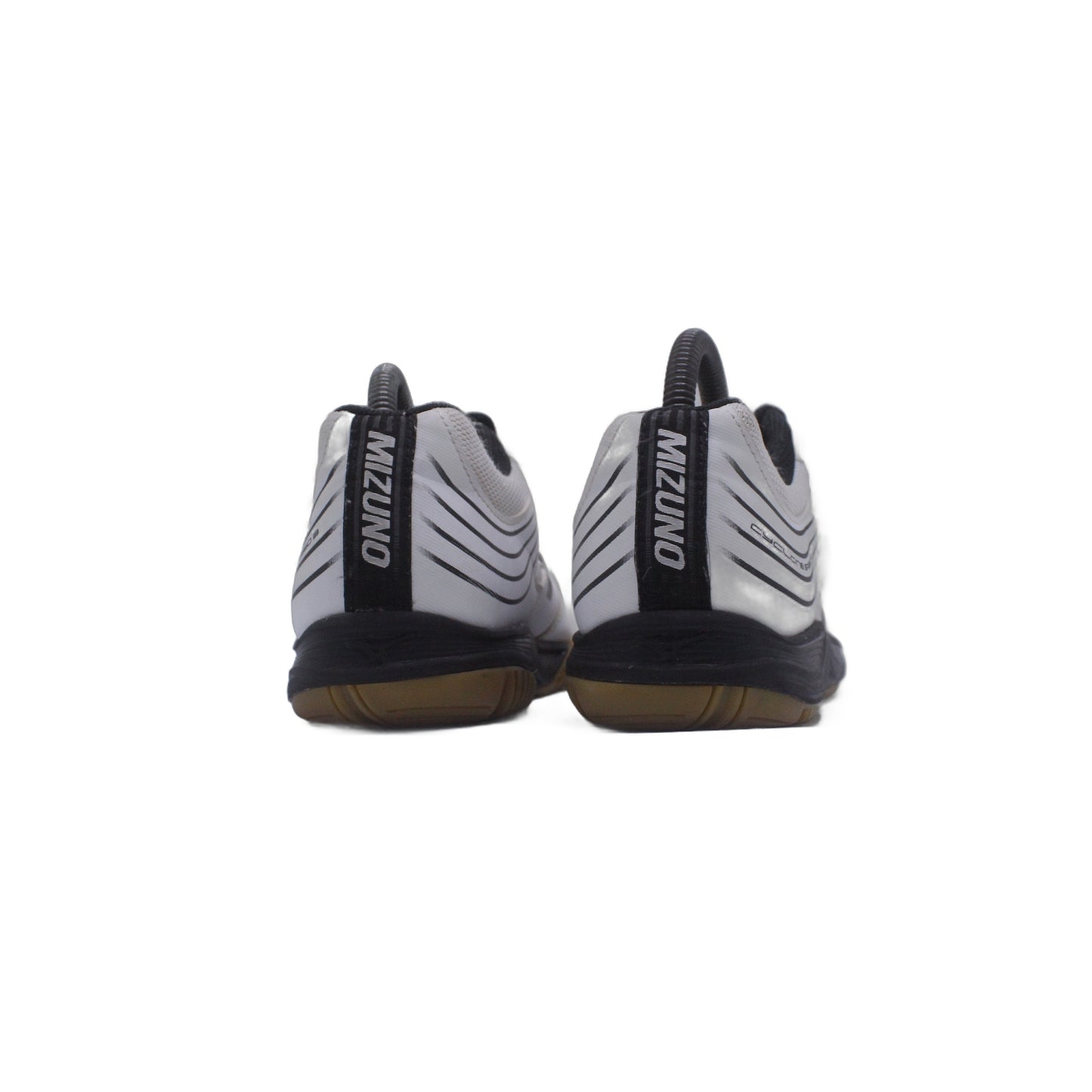 Mizuno Cyclone Speed 3 Black White Lace Up Volleyball Shoe