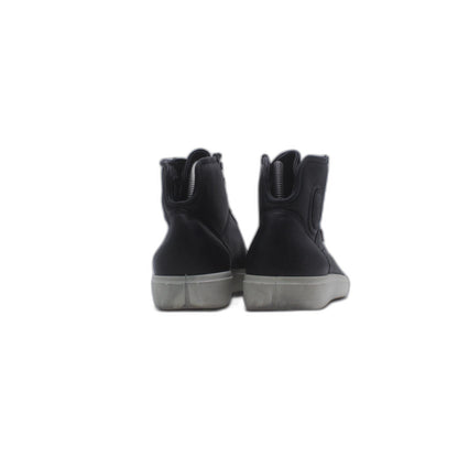 ECCO Mens Lite Moc Gray Leather Slip On Loafers Shoe