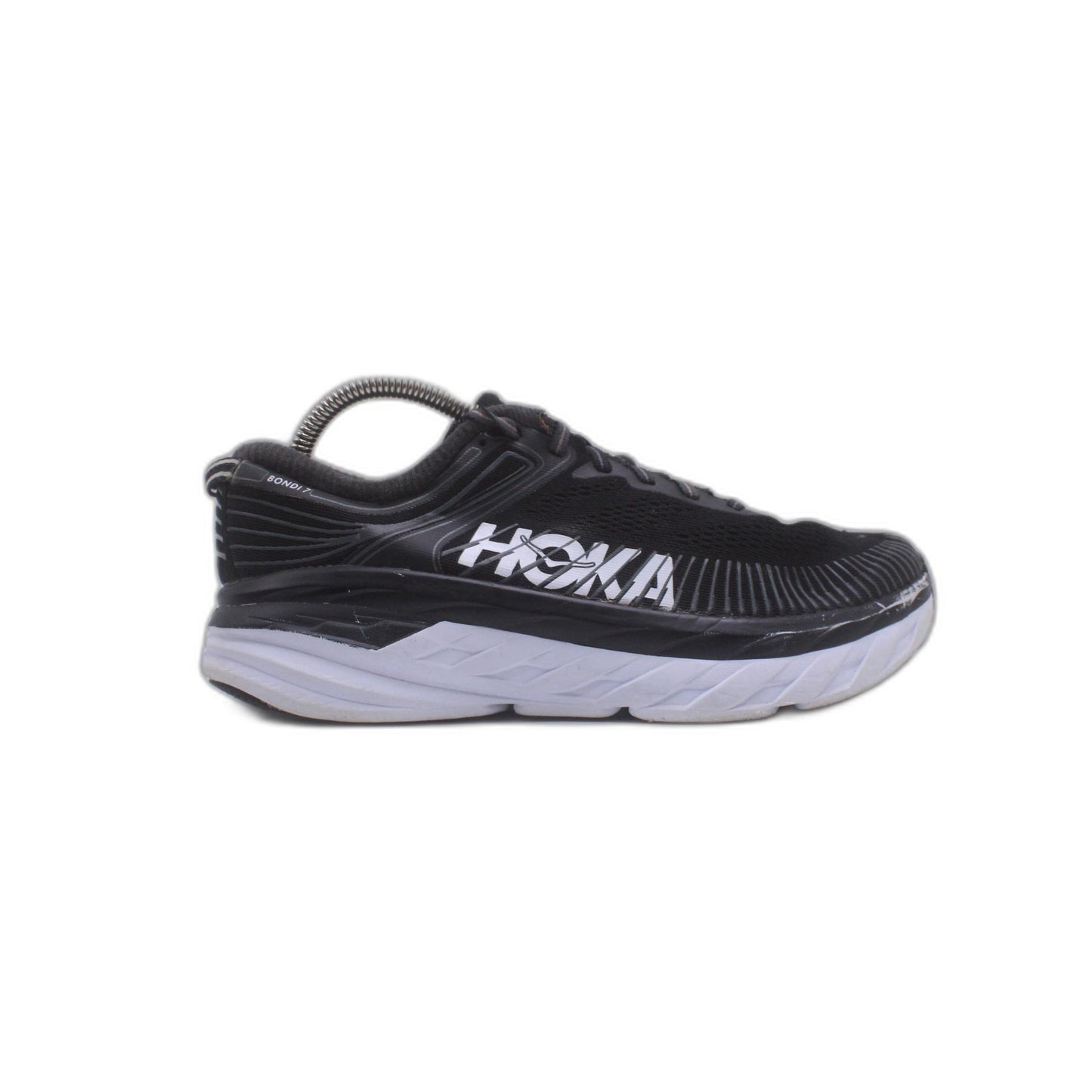 Hoka One One W Bondi 7 Black/White Running Shoe