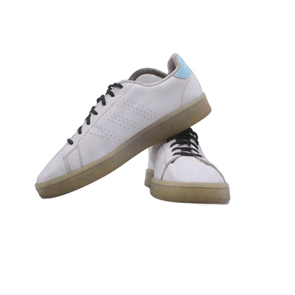Adidas Advantage White And University Blue Shoe