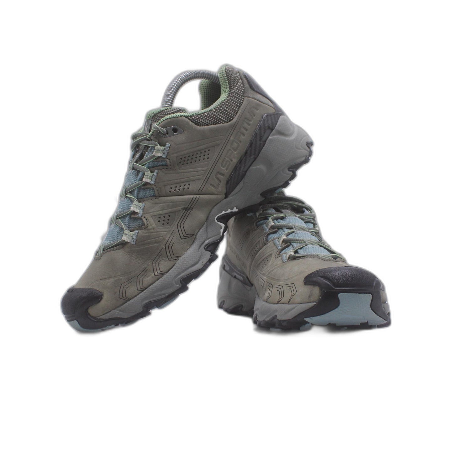 LA Sportiva Ultra Raptor II Leather GTX Men 12 Ivy Cedar Low hiking Trail Gortex Shoe