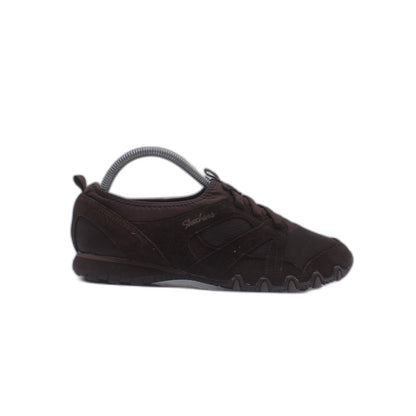 Skechers Womens Brown Suede Slip on Shoe