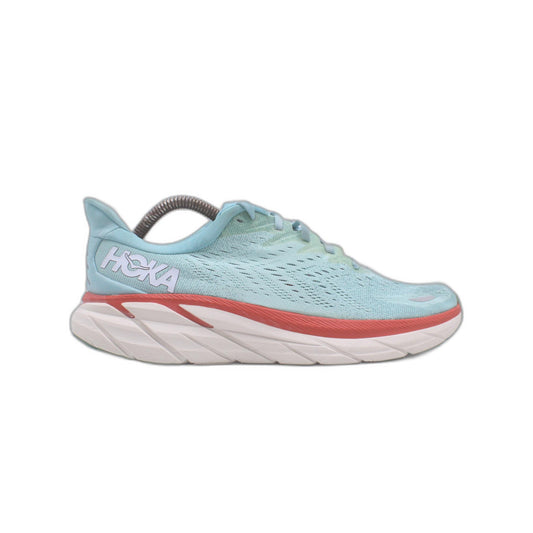 Hoka Clifton 8 Lace-Up Low-Top Running Mesh Womens Trainers