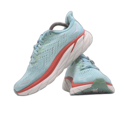 Hoka Clifton 8 Lace-Up Low-Top Running Mesh Womens Trainers