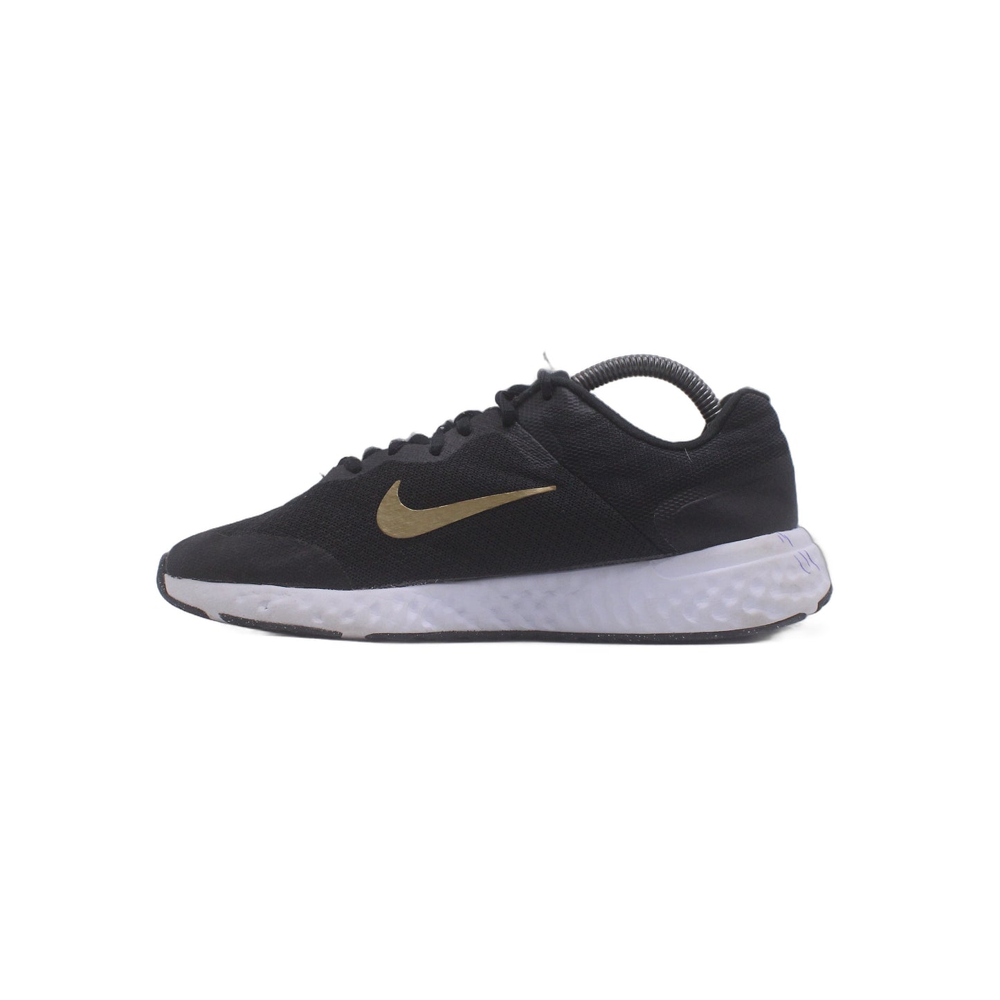 Nike Revolution 6 Black Metallic Gold Sneaker