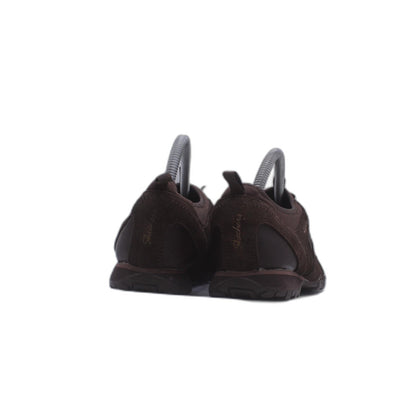 Skechers Womens Brown Suede Slip on Shoe