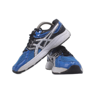 Asics Gel Contend 3 C566N Blue Black Mesh Running Womens Sneaker