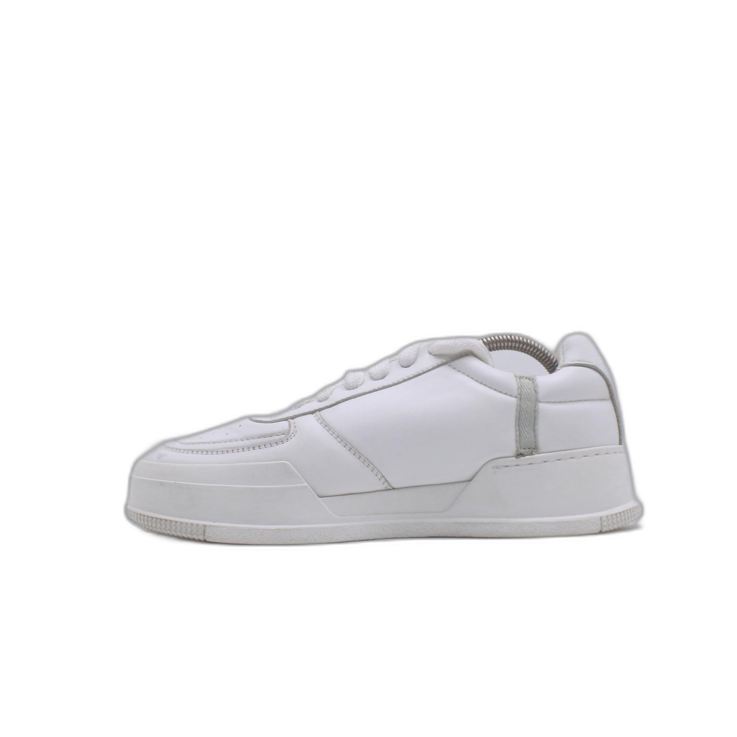 DSQUARED 2 Men White SPLIT LOGO Low Top Tennis Shoe