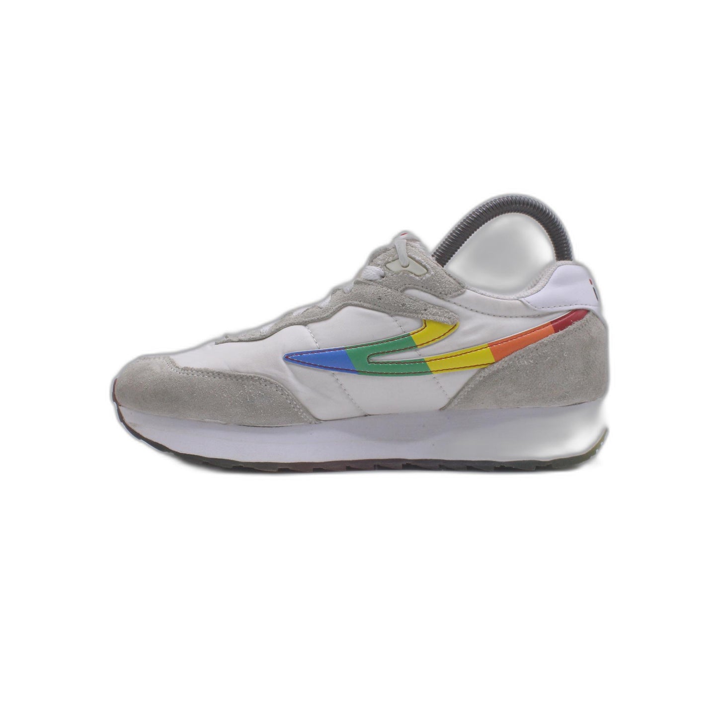 FILA Men's Renno Bold Blue Lime Running Retro Sneaker