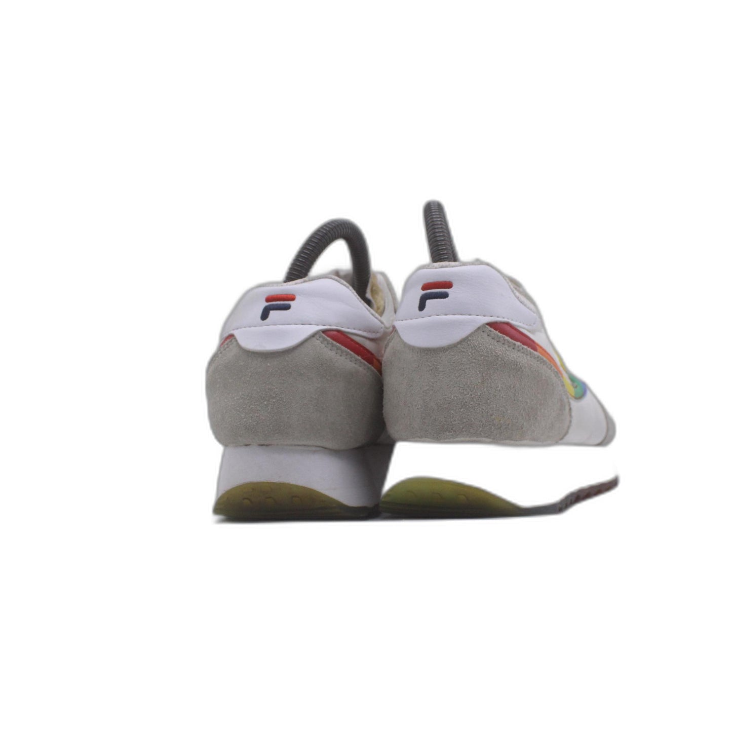 FILA Men's Renno Bold Blue Lime Running Retro Sneaker