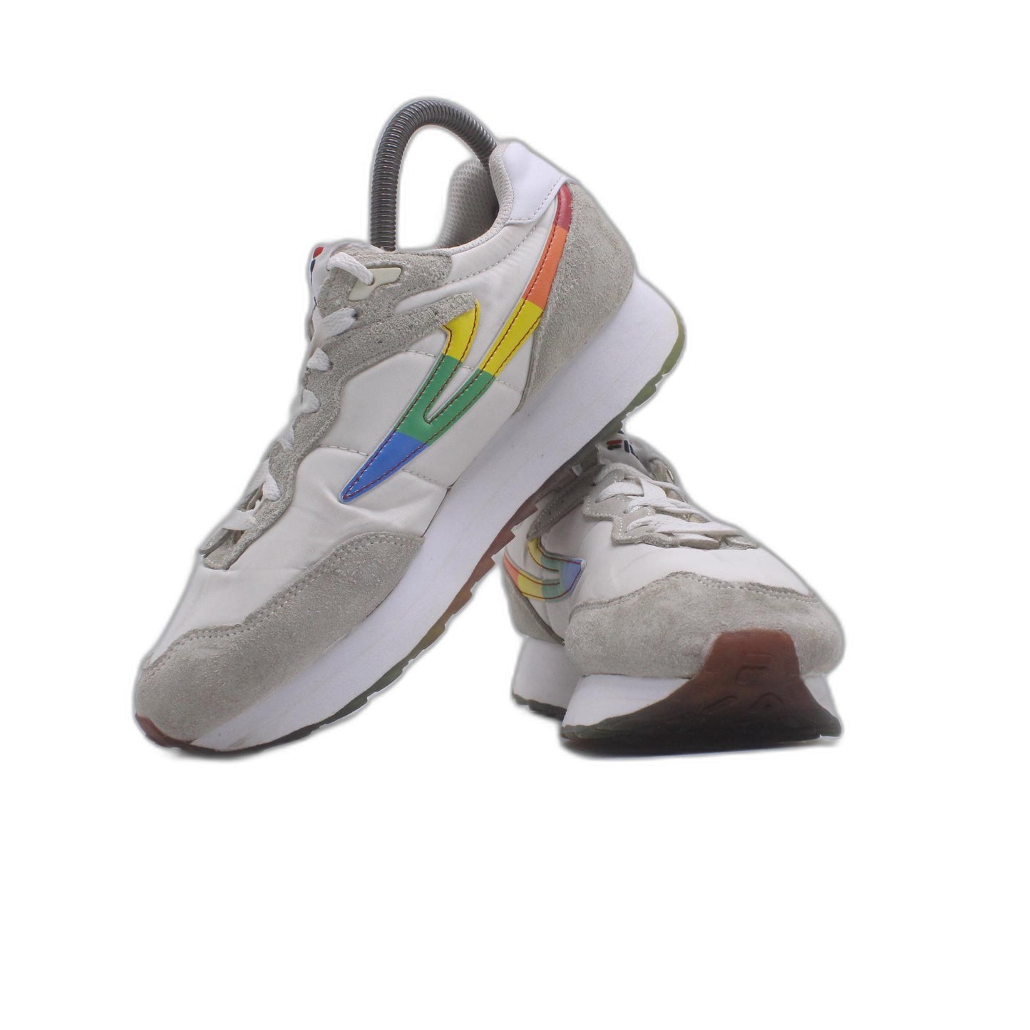 FILA Men's Renno Bold Blue Lime Running Retro Sneaker