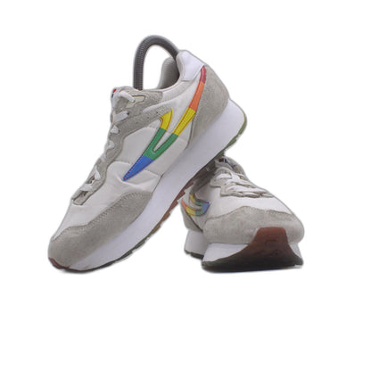 FILA Men's Renno Bold Blue Lime Running Retro Sneaker