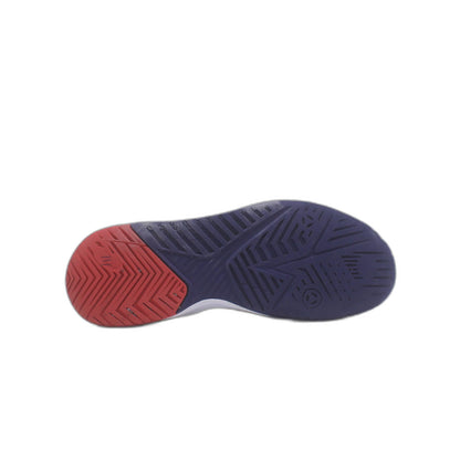 Asics Womens Gel Resolution 8 White Blue Tennis Court Shoe