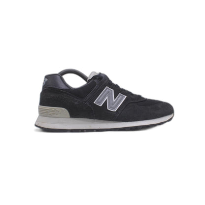 New Balance 574 Unisex Black Grey Trainer