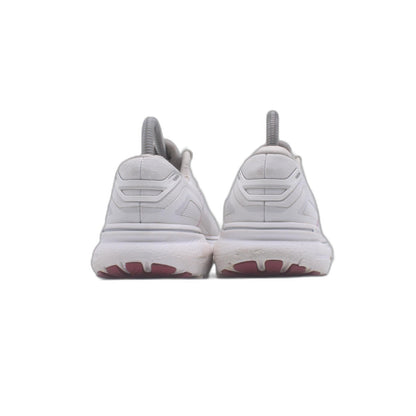 Brooks Ghost 15 White Pink Athletic Running Shoe